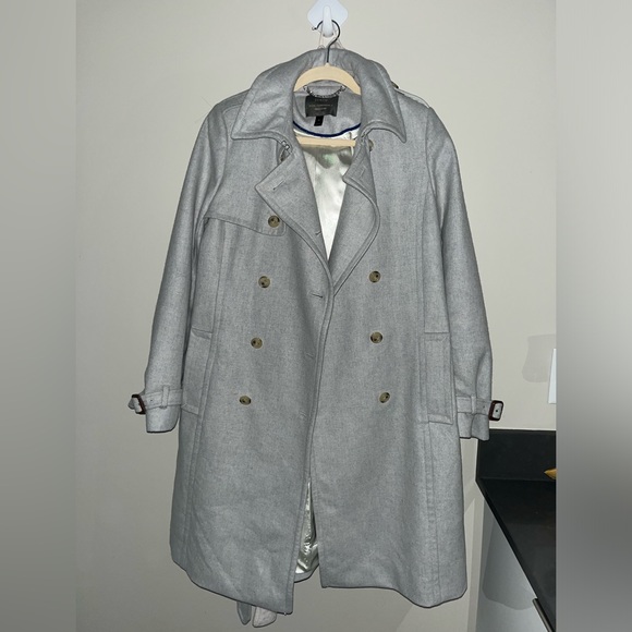 J. Crew wool cashmere grey coat - Picture 5 of 5